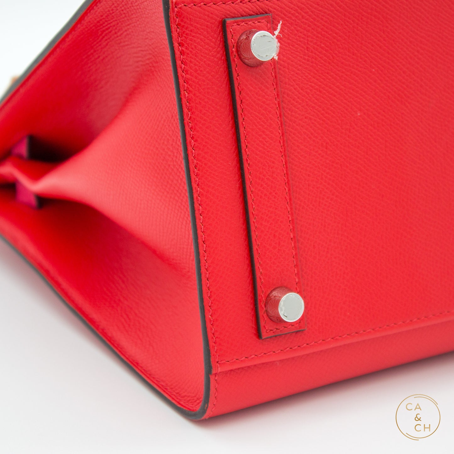 Hermès Birkin 30 Sellier Casaque in Rouge De Coeur and Rose Extreme Epsom Leather with Palladium Hardware, Z-Stamp (2021)