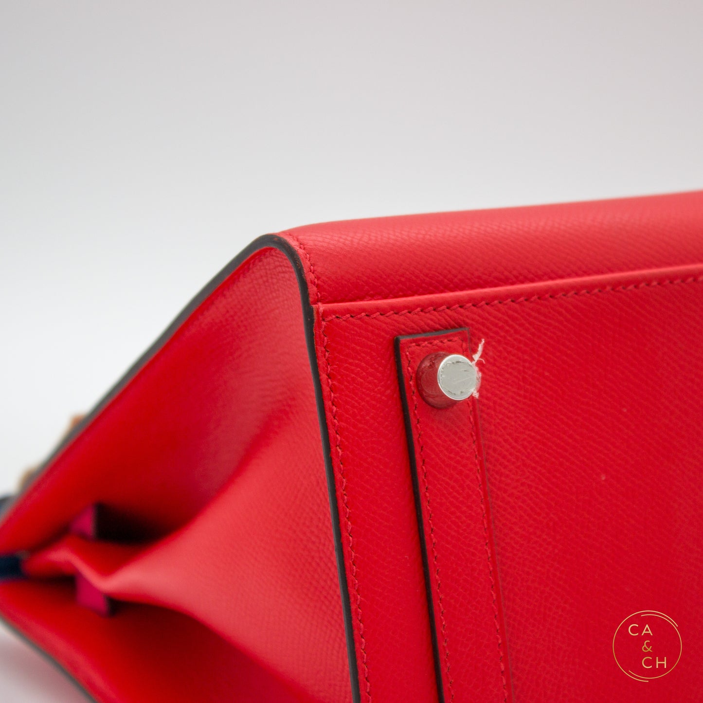 Hermès Birkin 30 Sellier Casaque in Rouge De Coeur and Rose Extreme Epsom Leather with Palladium Hardware, Z-Stamp (2021)