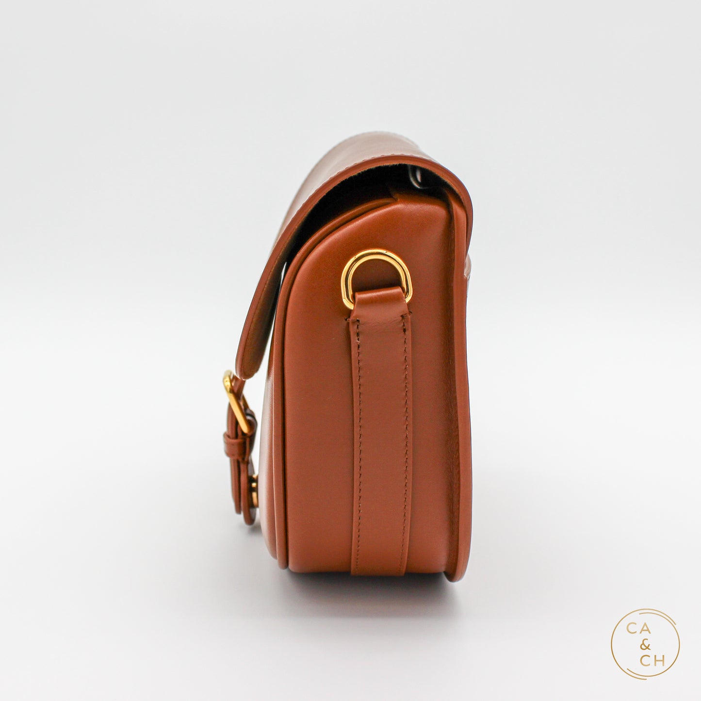 Dior Bobby Calfskin Medium Crossbody Bag in Caramel Leather
