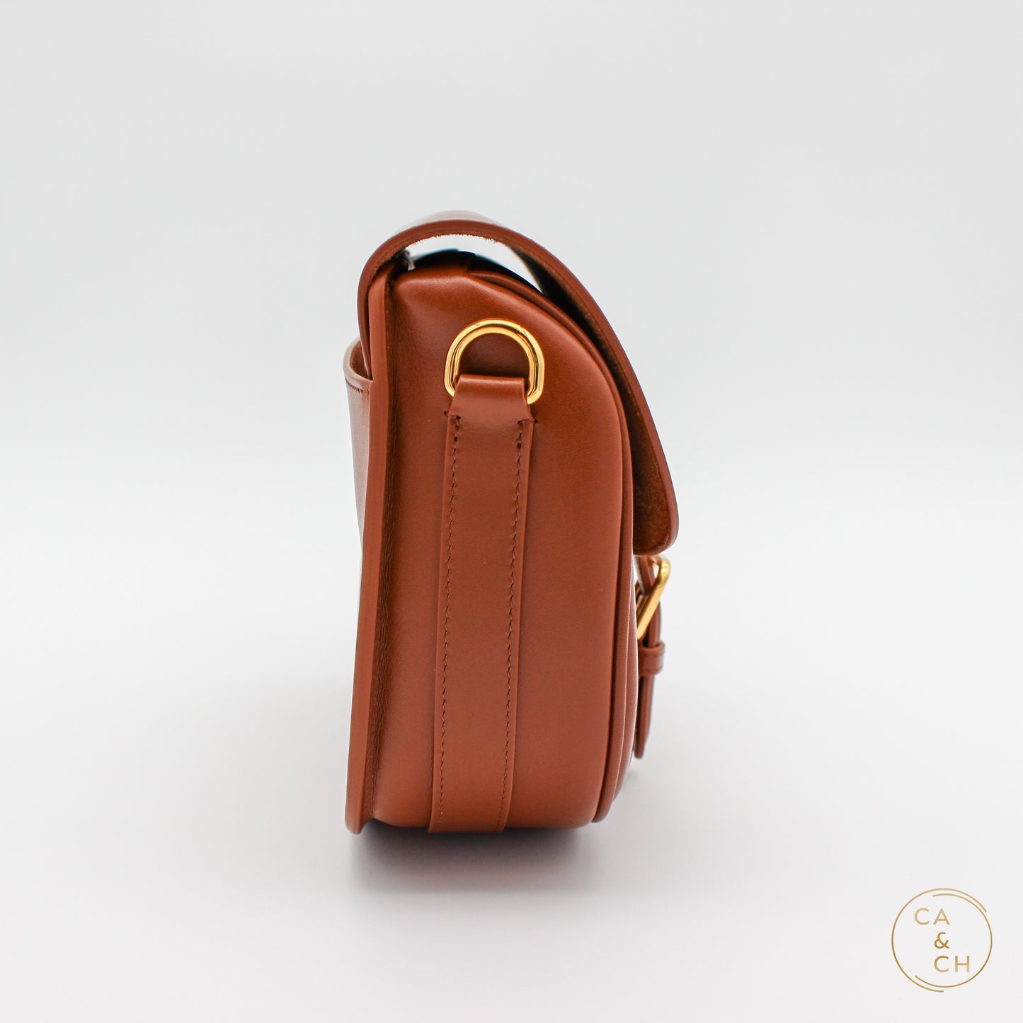 Dior Bobby Calfskin Medium Crossbody Bag in Caramel Leather
