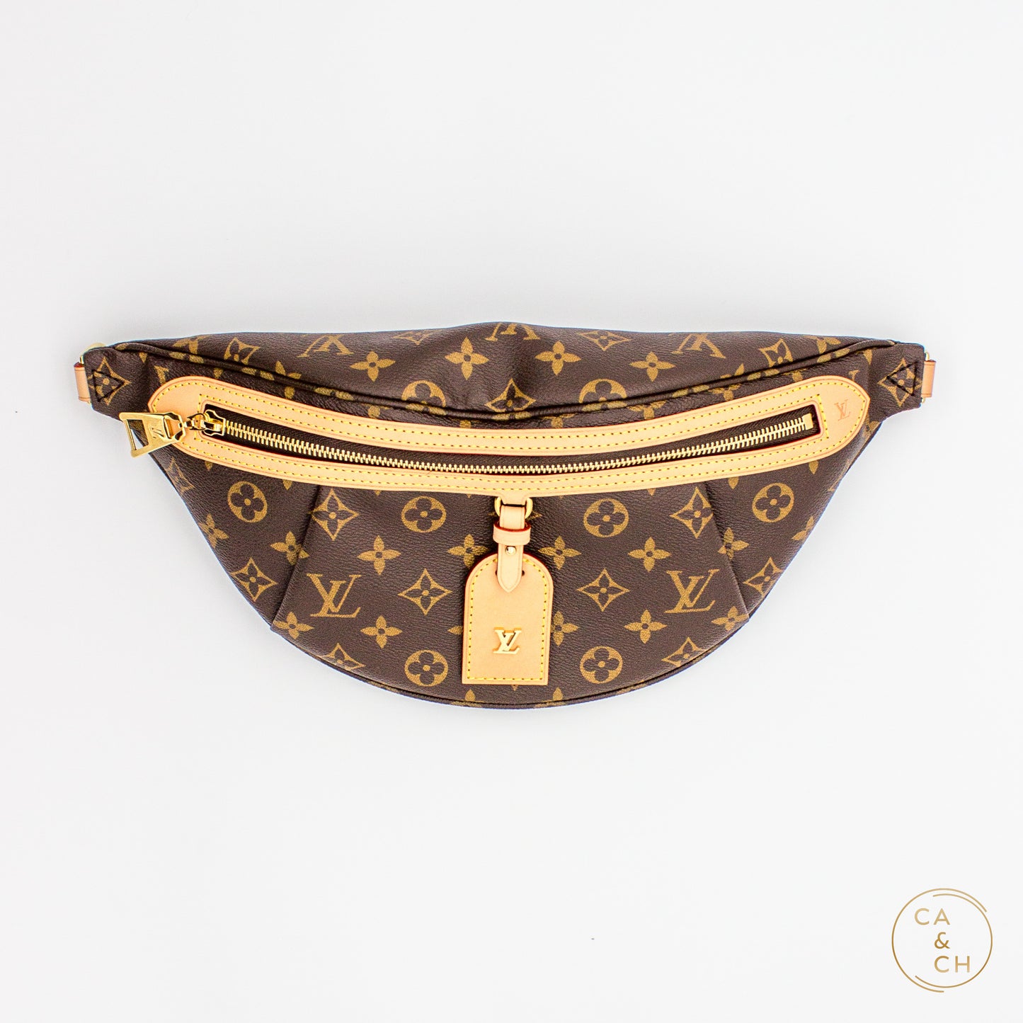 Louis Vuitton High Rise Bag in Monogram Canvas with Gold Hardware