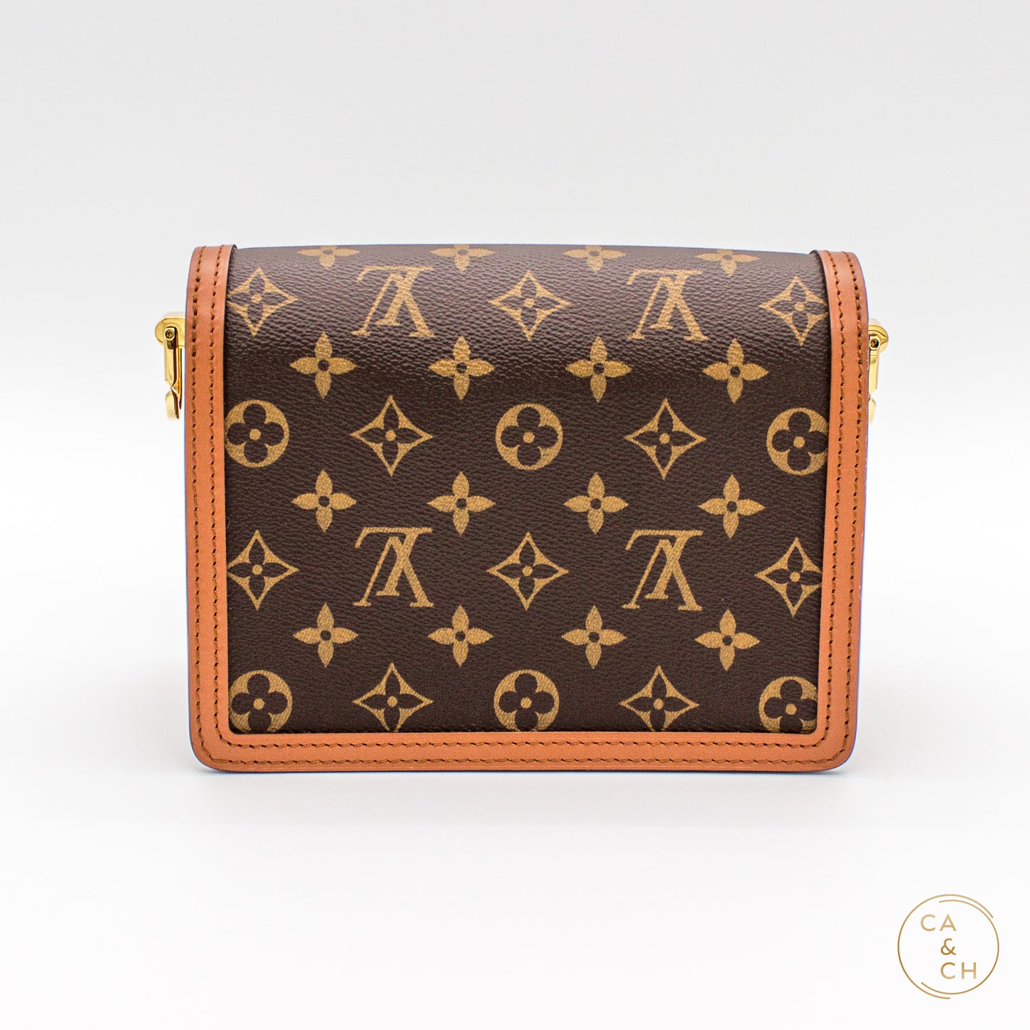 Louis Vuitton Mini Dauphine in Monogram and Monogram Reverse Canvas with Gold Hardware