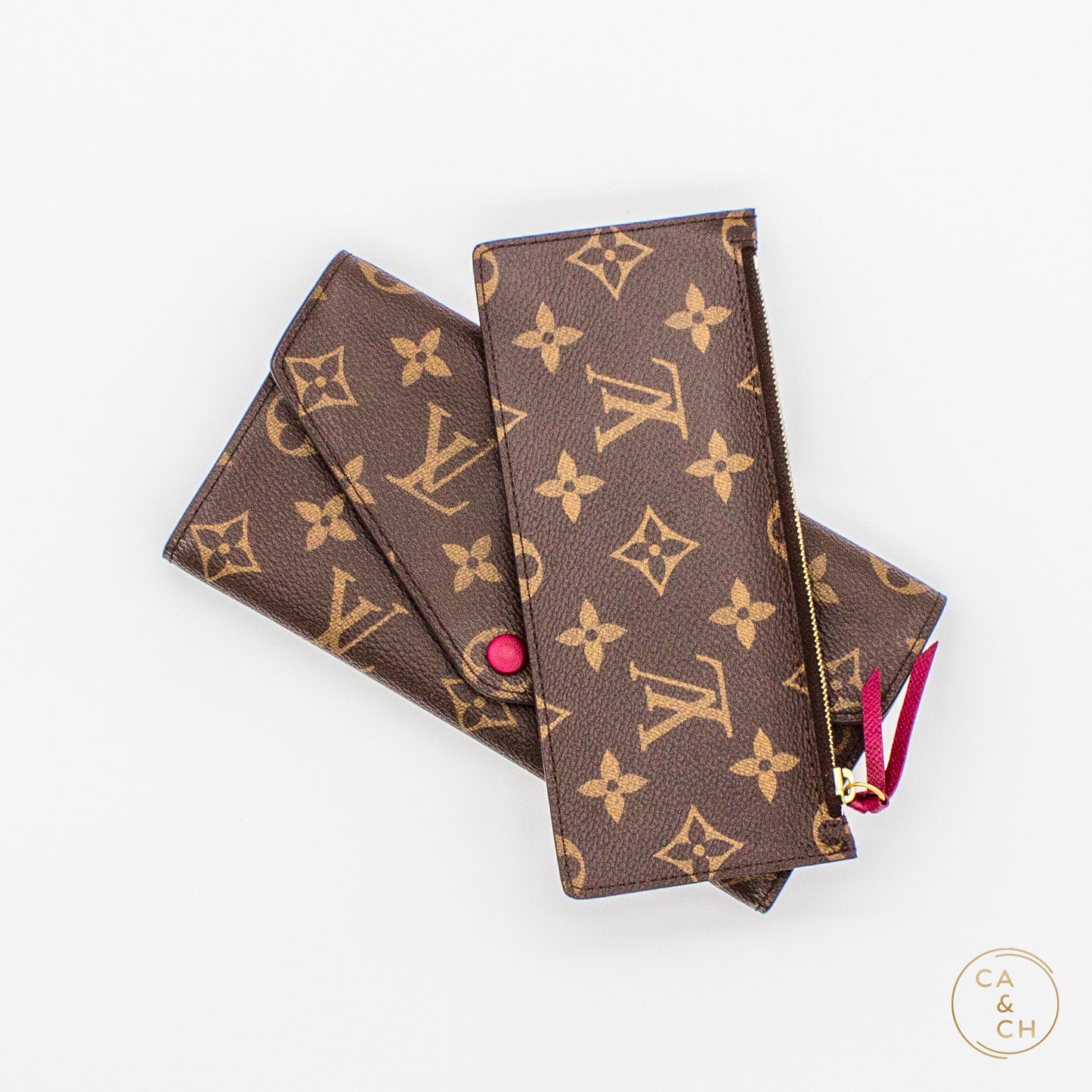 Louis Vuitton Monogram Envelope Wallet with Removable Pouch
