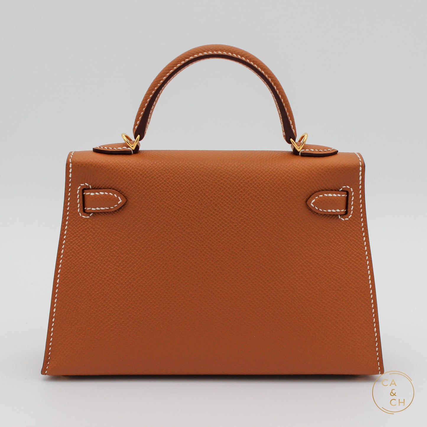 Hermès Mini Kelly II in Gold Epsom Leather with Gold Hardware