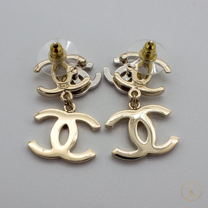 Chanel 3 CC Earrings