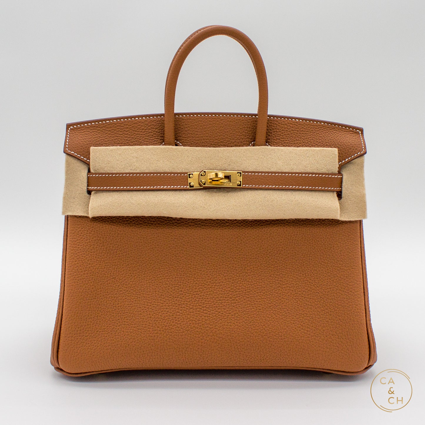 Hermès Birkin 25 Gold on Gold W-stamp 2024 - Togo Leather