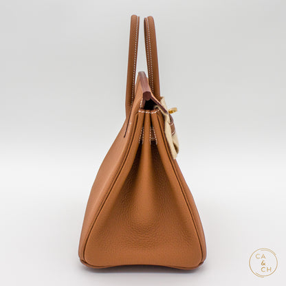 Hermès Birkin 25 Gold on Gold W-stamp 2024 - Togo Leather