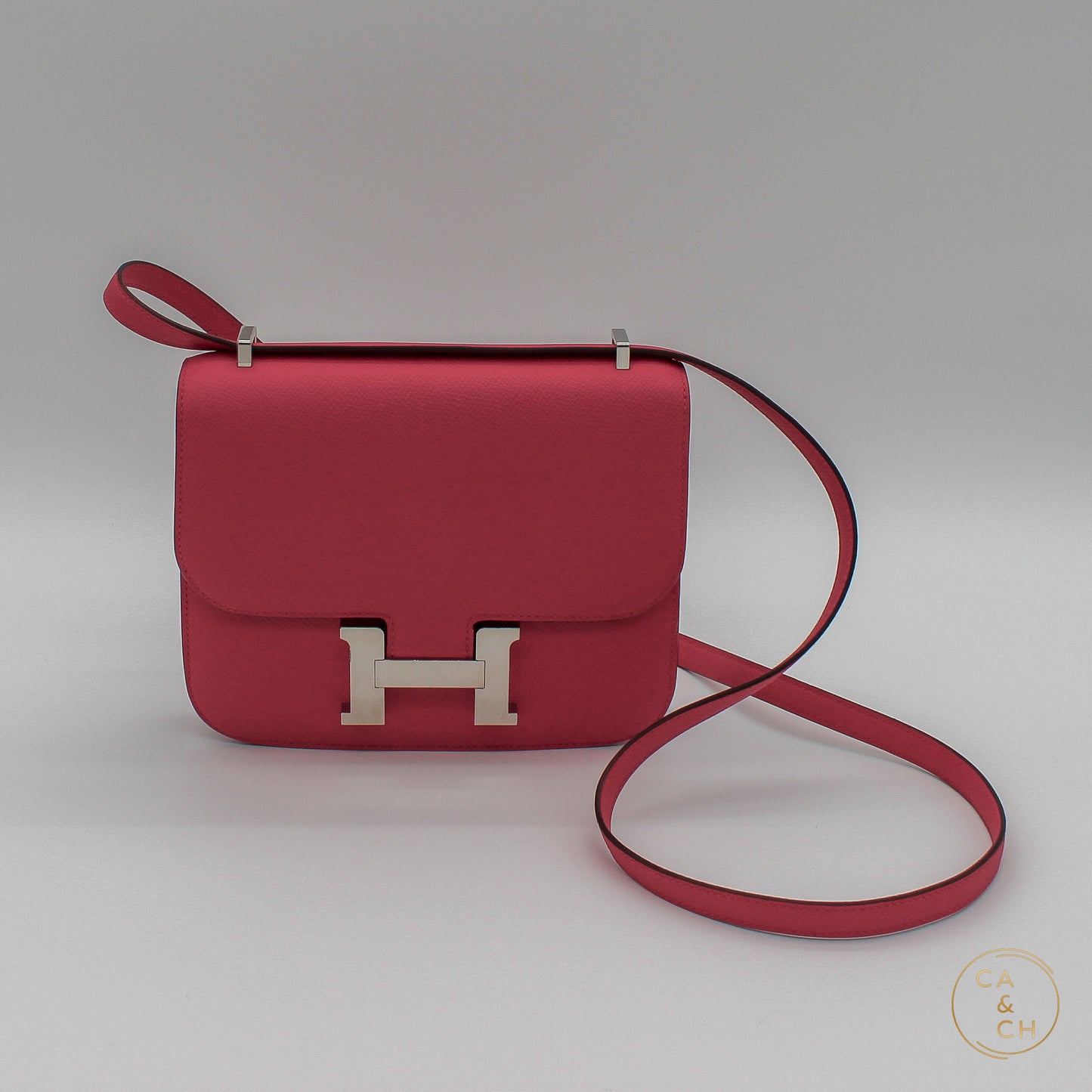 Hermès Constance 18 in Rose Extreme with Palladium Hardware