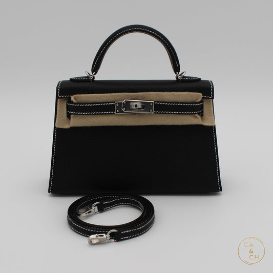 Hermes Mini Kelly HSS Noir with PHW - SOLD - Payment Plan