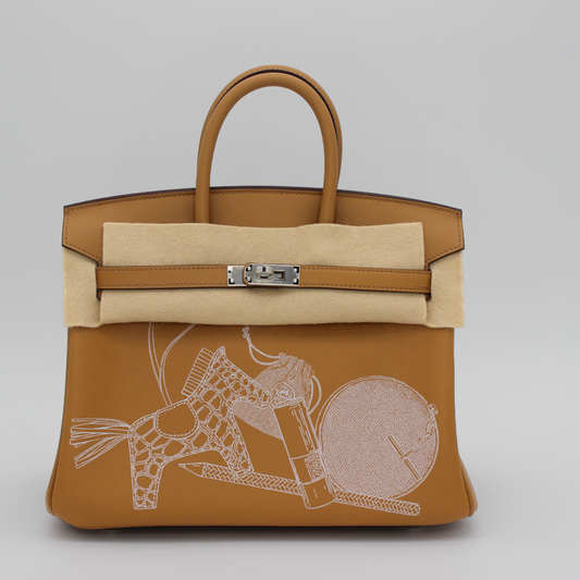 Hermes Birkin 25 In and Out Veau Swift