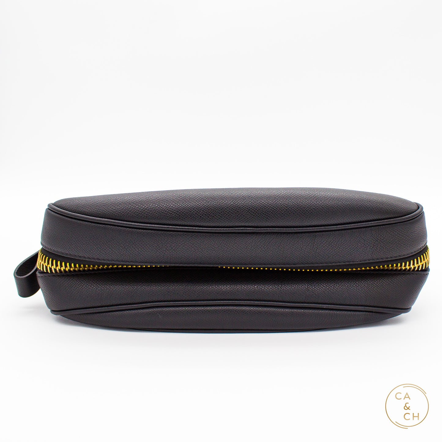 Tom Ford Grain Leather Jennifer Large Double Strap Bag Black