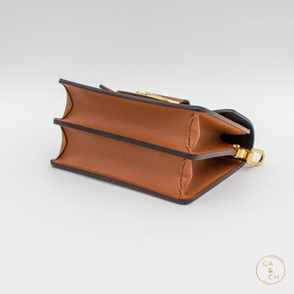 Louis Vuitton Mini Dauphine in Monogram and Monogram Reverse Canvas with Gold Hardware