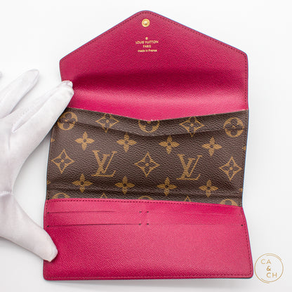 Louis Vuitton Monogram Envelope Wallet with Removable Pouch