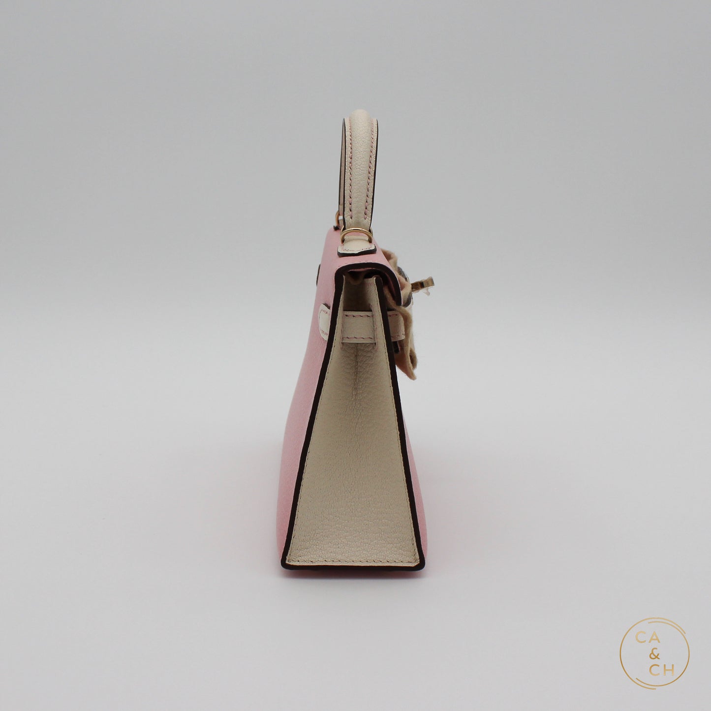 Hermes Mini Kelly HSS Rose Sakura Nata Permabrass Hardware