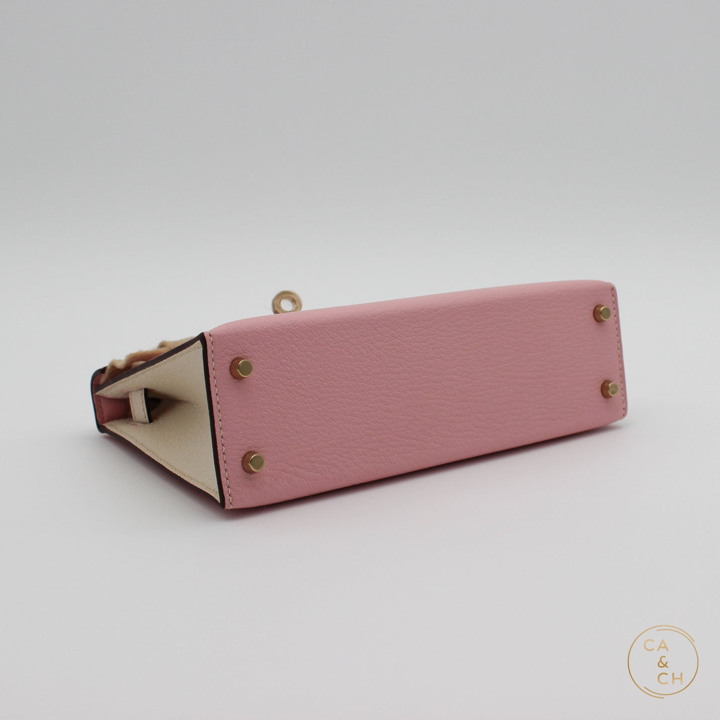 Hermes Mini Kelly HSS Rose Sakura Nata Permabrass Hardware